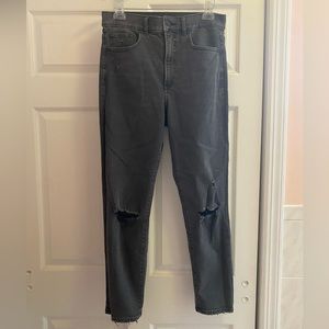 Express Super High Rise Slim Ankle Jeans